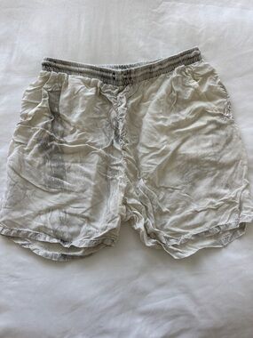 Men's Lightweight Casual Drawstring Shorts - Light Gray
